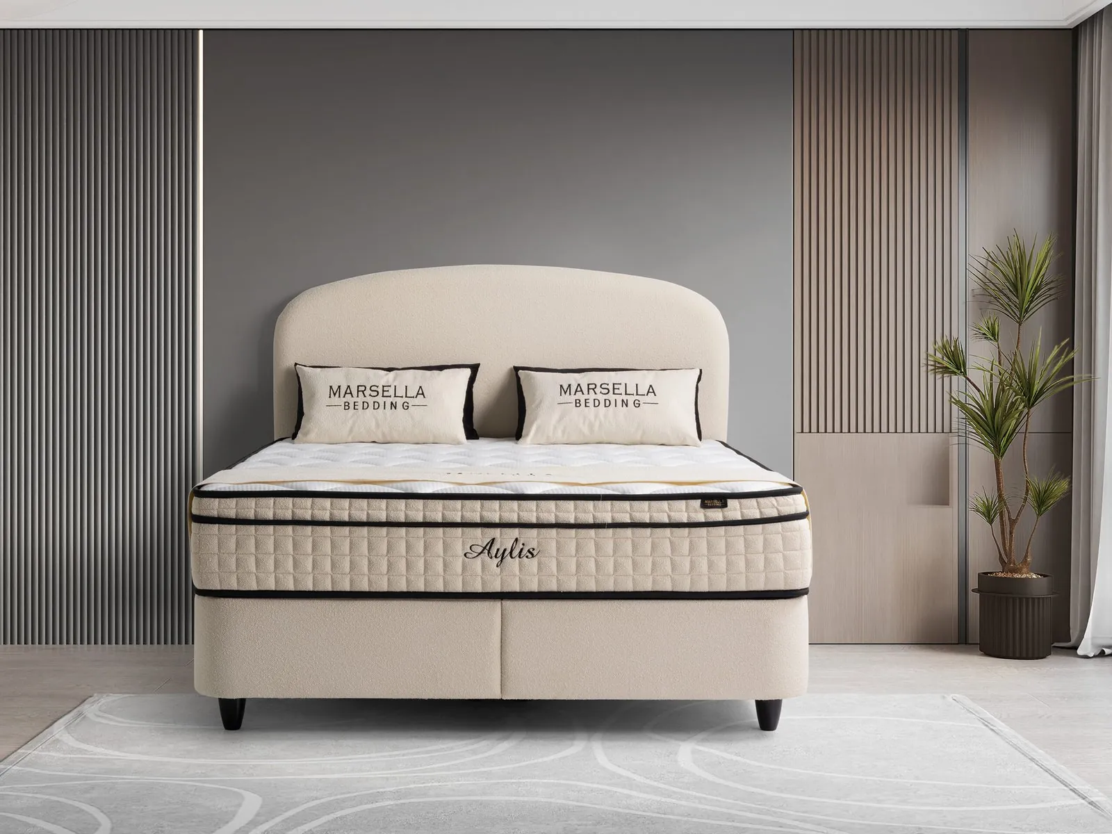 Ayls opbergbed met hoofdbord