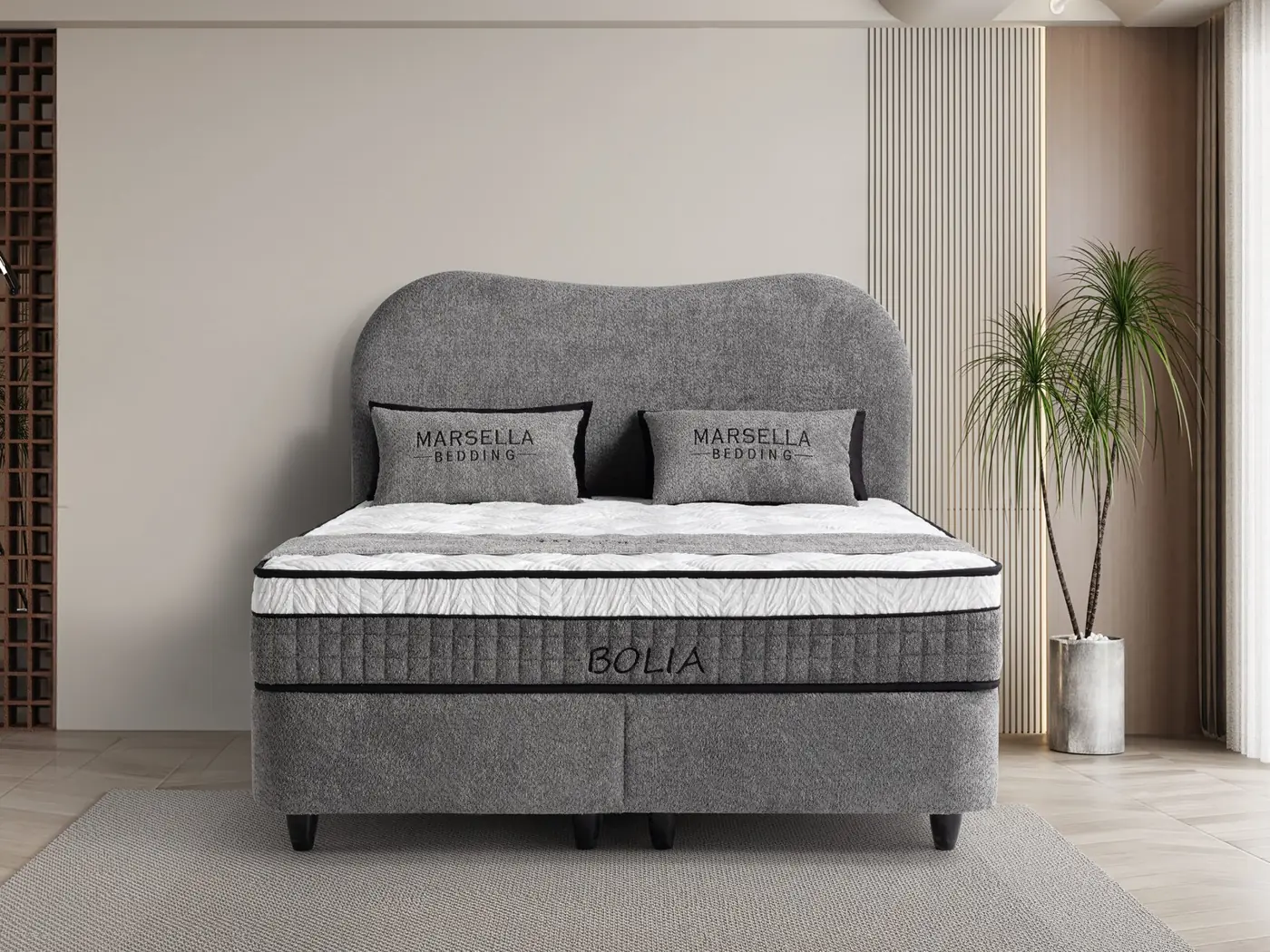 Bolia storage bed with headboard