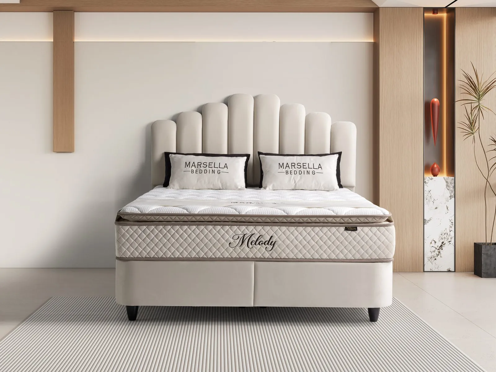 Melody opbergbed met hoofdbord