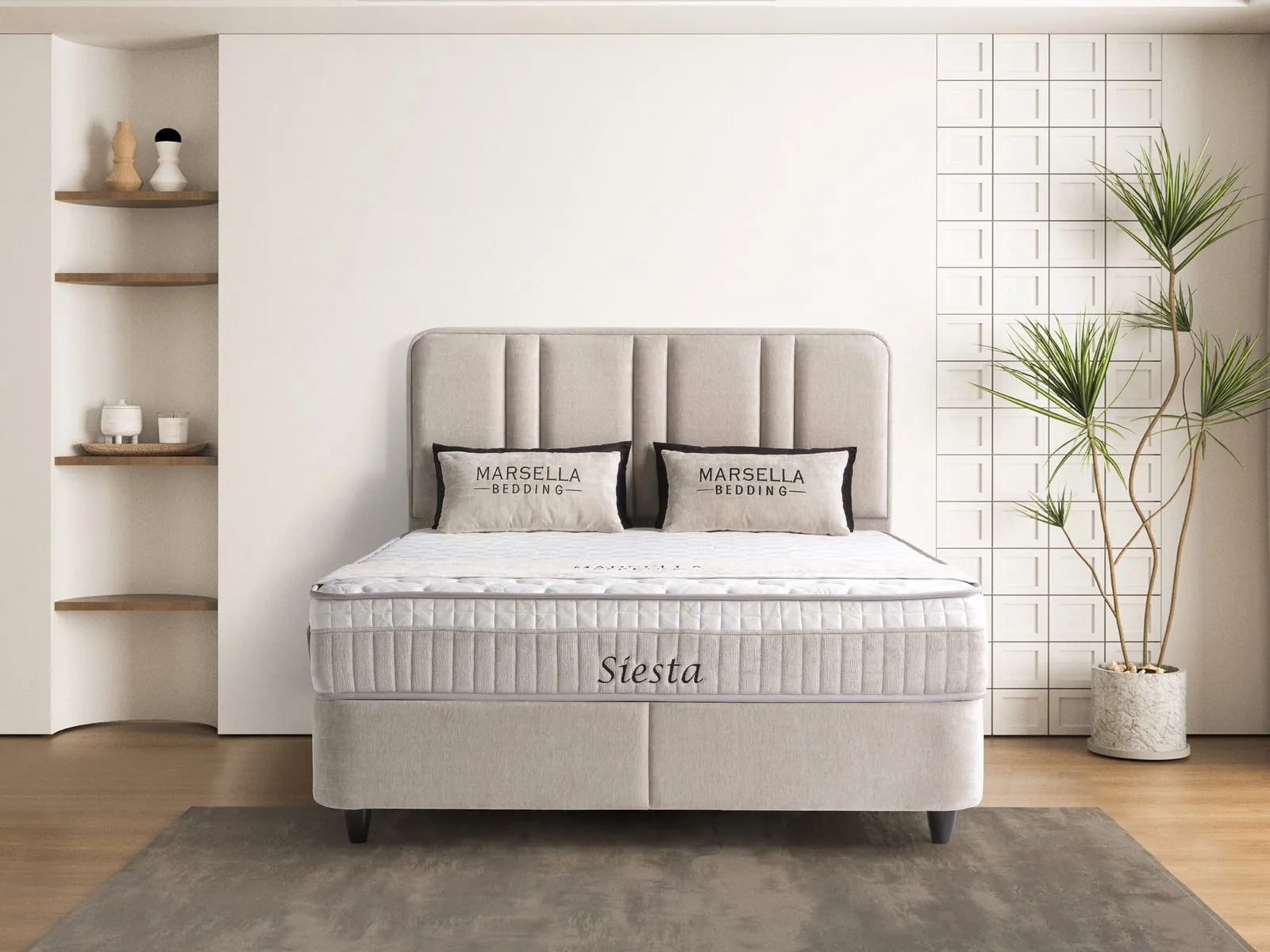 Siesta opbergbed met hoofdbord