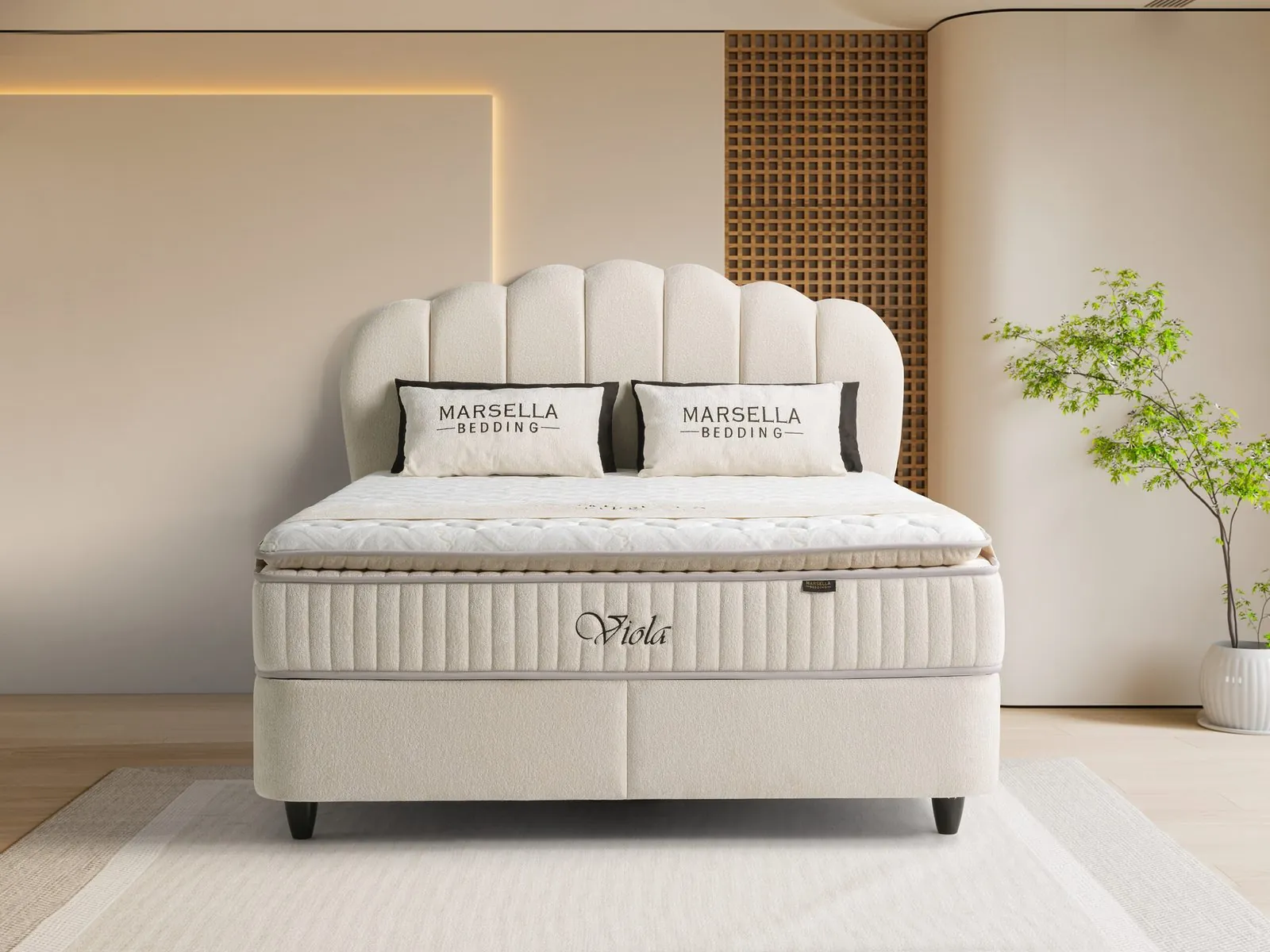 Viola opbergbed met hoofdbord